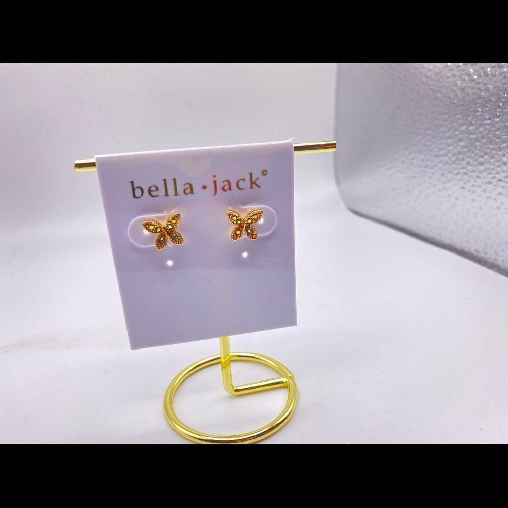 Bella Jack Butterfly Earrings - Picture 2 of 4